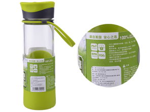探索健康新時(shí)尚 Migo享悅便攜無(wú)鉛玻璃水瓶 550ml